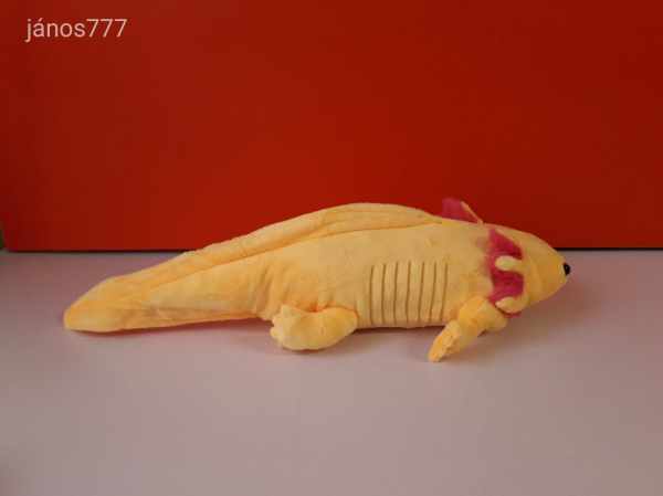 AXOLOTL kabala figura 45 cm-es szalamandra plüssfigura !! EXTRA ! ÉLETHŰ !!