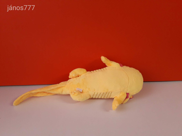 AXOLOTL kabala figura 45 cm-es szalamandra plüssfigura !! EXTRA ! ÉLETHŰ !!