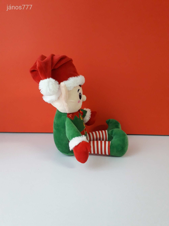 MANÓ plüss figura Santa's little helper Télapó segítője 43 cm kabala figura Karácsonyi kiadás EXTRA