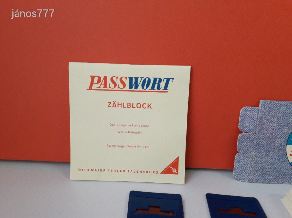 Eredeti Ravensburger 1963 PASSWORT társasjáték !!!