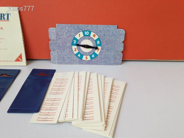 Eredeti Ravensburger 1963 PASSWORT társasjáték !!!
