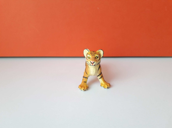 Eredeti Safari ltd Tigris állatfigura ! 13x7cm ! 2003as kidás