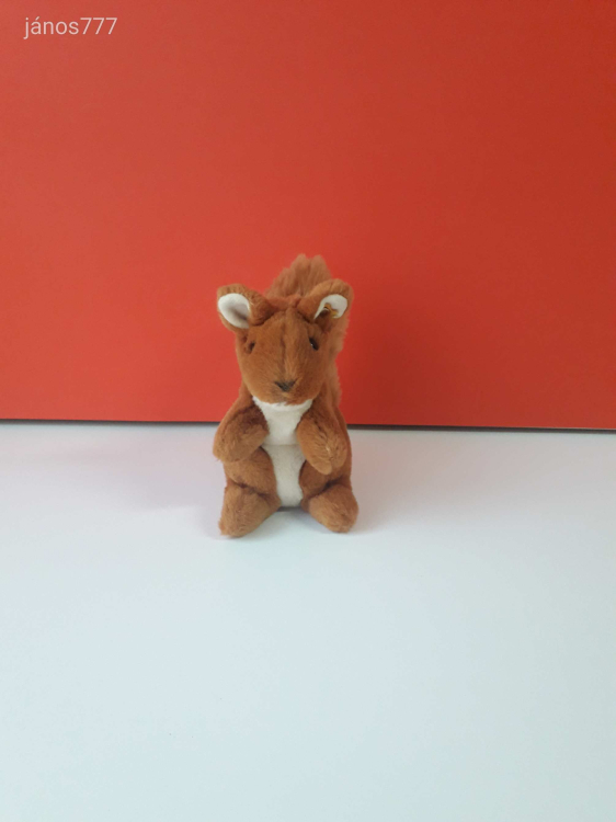 Eredeti Steiff MÓKUS plüss 16 cm-es kabala figura !! EXTRA !! ÉLETHŰ !!