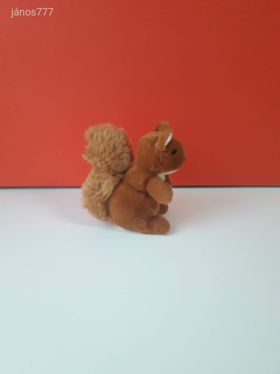 Eredeti Steiff MÓKUS plüss 16 cm-es kabala figura !! EXTRA !! ÉLETHŰ !!