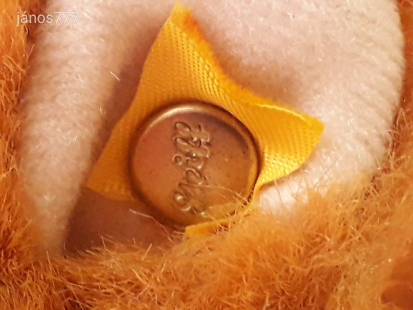 Eredeti Steiff MÓKUS plüss 16 cm-es kabala figura !! EXTRA !! ÉLETHŰ !!
