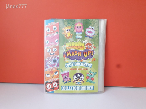 Eredeti Topps Moshi Monsters Mash Up! kártya gyűjtemény gyűjtő mappában !! 142db kártya !!!