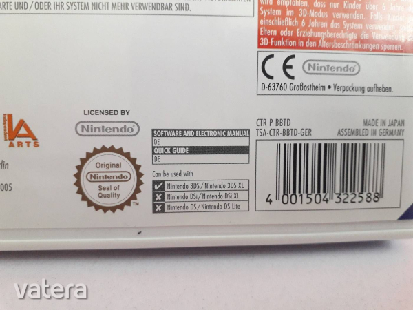 Eredeti Nintendo 3DS Bibi & Tina konzol játék !!