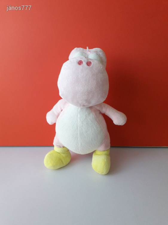 Eredeti Nintendo SUPER MARIO YOSHI plüssfigura Nagy 34 cm-es plüss kabala figura ! EXTRA !!