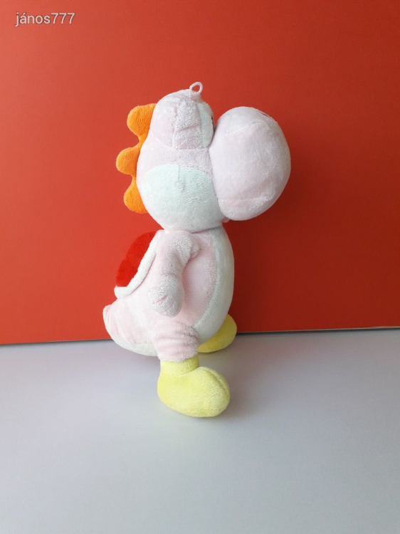 Eredeti Nintendo SUPER MARIO YOSHI plüssfigura Nagy 34 cm-es plüss kabala figura ! EXTRA !!
