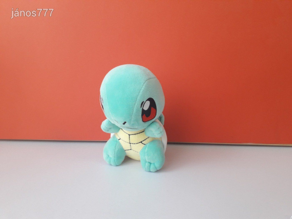 Eredeti Nintendo POKÉMON CENTER SQUIRTLE plüss kabala figura 19 cm-es Pokemon !!! EXTRA !!!