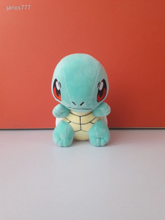 Eredeti Nintendo POKÉMON CENTER SQUIRTLE plüss kabala figura 19 cm-es Pokemon !!! EXTRA !!!