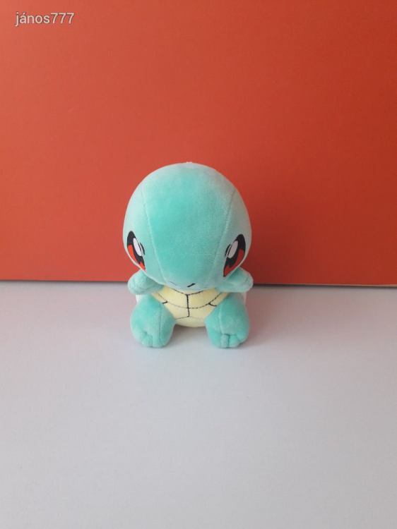 Eredeti Nintendo POKÉMON CENTER SQUIRTLE plüss kabala figura 19 cm-es Pokemon !!! EXTRA !!!