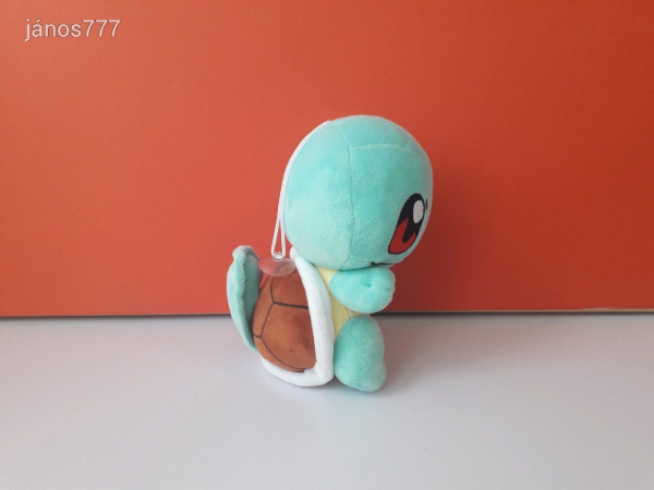 Eredeti Nintendo POKÉMON CENTER SQUIRTLE plüss kabala figura 19 cm-es Pokemon !!! EXTRA !!!