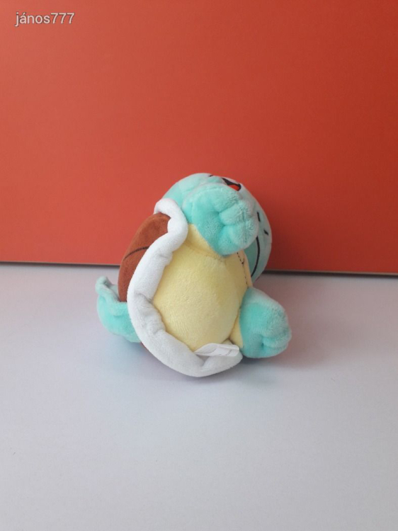 Eredeti Nintendo POKÉMON CENTER SQUIRTLE plüss kabala figura 19 cm-es Pokemon !!! EXTRA !!!