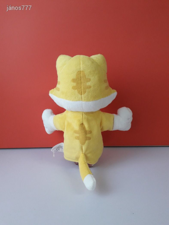 Eredeti Nintendo SUPER MARIO 3D LAND BÁB cica jelmezben plüss 26 cm-es kabala figura ! EXTRA