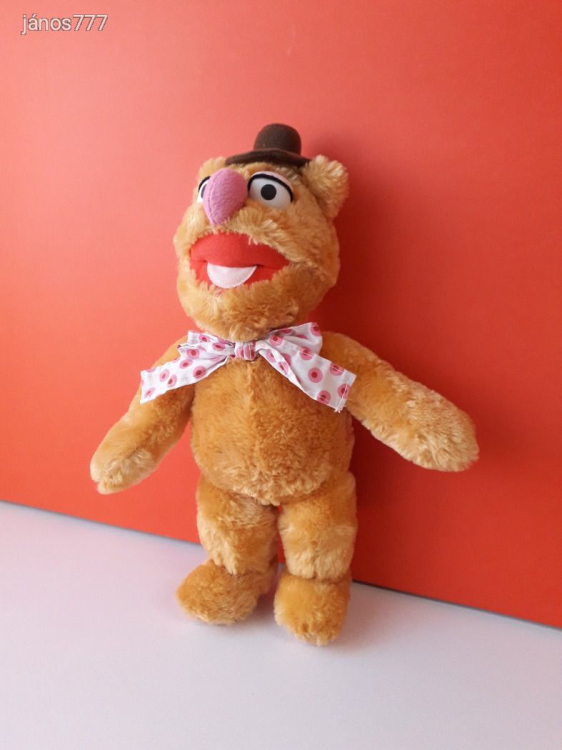 Eredeti Disney Muppet Show Topi maci medve plüss mackó ! 42 cm-es plüssfigura ! EXTRA