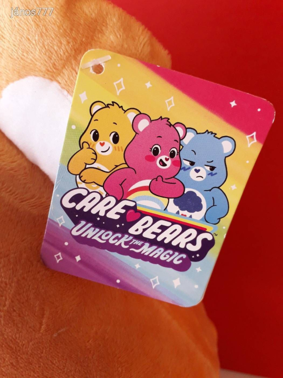 Eredeti Care Bears Gondos Bocsok maci plüss kabala figura Gondos Bocs plüssmackó Óriás 65 cm EXTRA