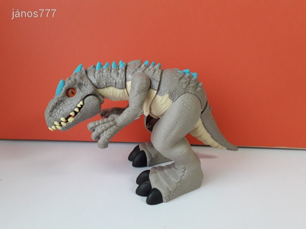 Eredeti Mattel 2020 Jurassic World Imaginext Thrashing Indominus Rex dinoszaurusz EXTRA !! 31cm