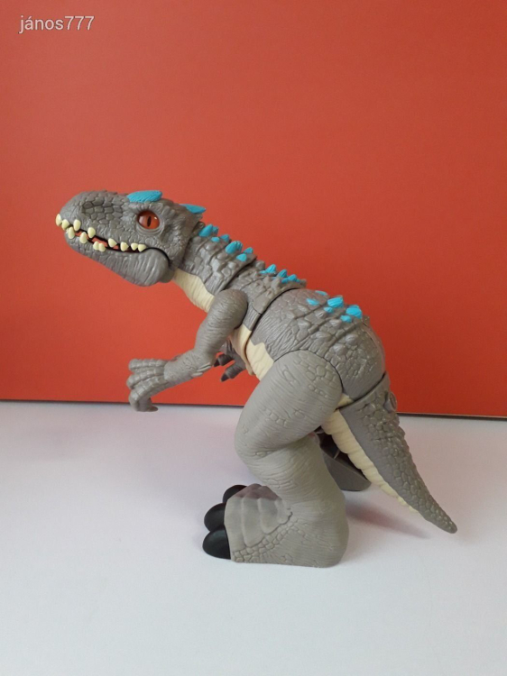 Eredeti Mattel 2020 Jurassic World Imaginext Thrashing Indominus Rex dinoszaurusz EXTRA !! 31cm