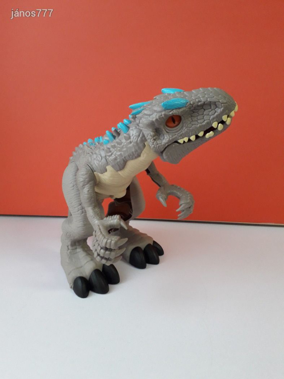 Eredeti Mattel 2020 Jurassic World Imaginext Thrashing Indominus Rex dinoszaurusz EXTRA !! 31cm