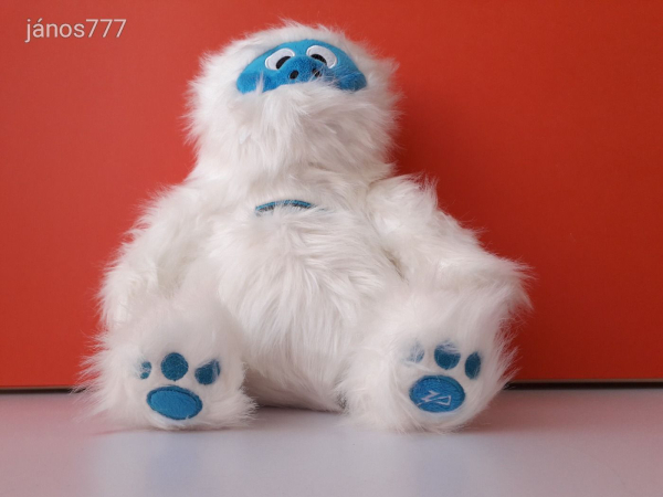 Eredeti Zanier ZNOWMAN JETI - YETI plüss kabala figura ! 35 cm-es plüssfigura ! EXTRA