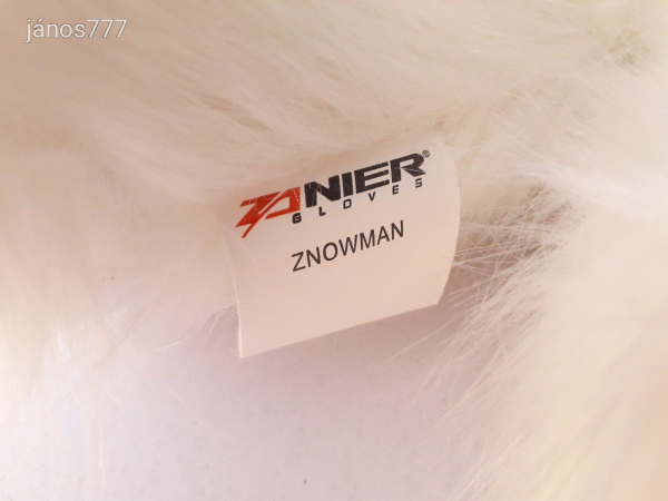 Eredeti Zanier ZNOWMAN JETI - YETI plüss kabala figura ! 35 cm-es plüssfigura ! EXTRA