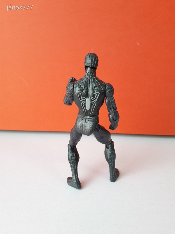 Eredeti Hasbro Spider-Man 3 Symbiote Busting Double Punch Pókember akciófigura !! 13cm