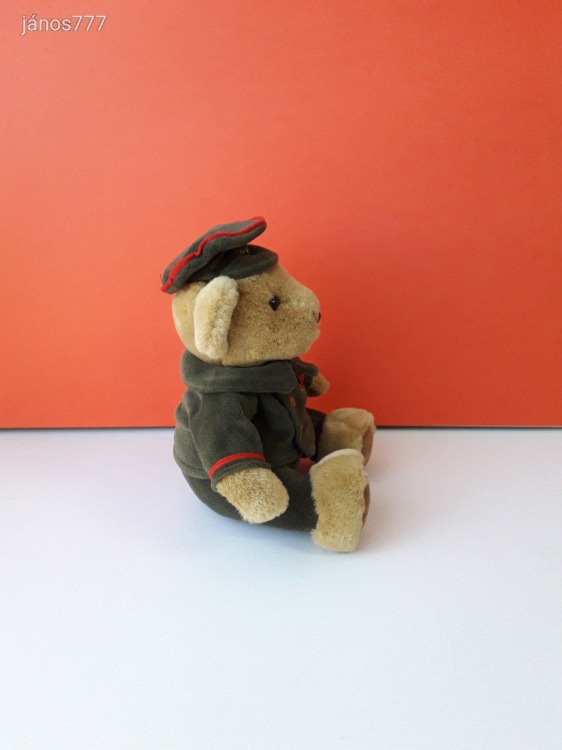 Eredeti HARRODS maci angol mackó 25 cm-es plüss kabala figura Harrods Knightsbridge medve EXTRA