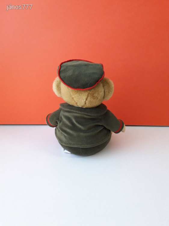 Eredeti HARRODS maci angol mackó 25 cm-es plüss kabala figura Harrods Knightsbridge medve EXTRA