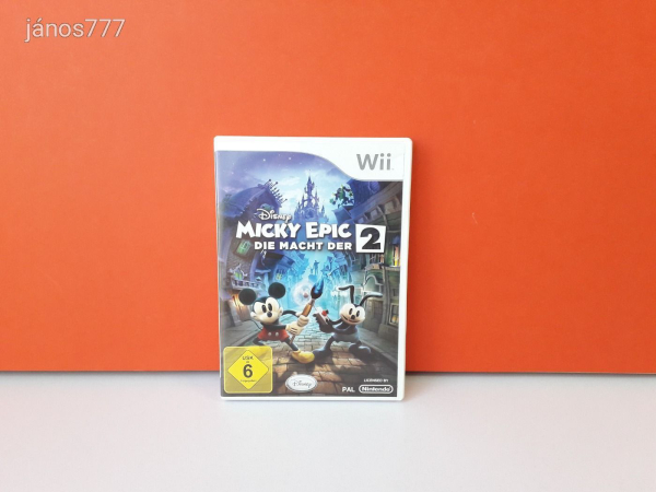 Eredeti Nintendo Wii Disney Epic Mickey 2 konzol játék !!