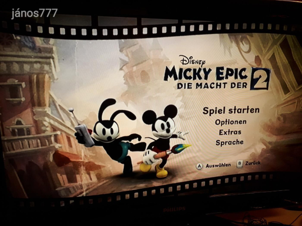 Eredeti Nintendo Wii Disney Epic Mickey 2 konzol játék !!
