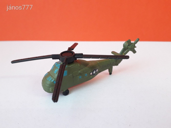 Eredeti Galoob 1997 Micro Machines UH-34D Sea Horse helikopter katonai jármű !! Military