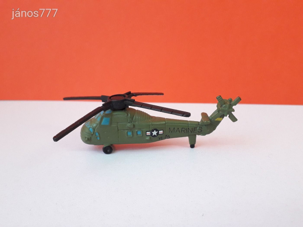 Eredeti Galoob 1997 Micro Machines UH-34D Sea Horse helikopter katonai jármű !! Military