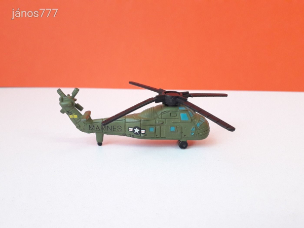 Eredeti Galoob 1997 Micro Machines UH-34D Sea Horse helikopter katonai jármű !! Military
