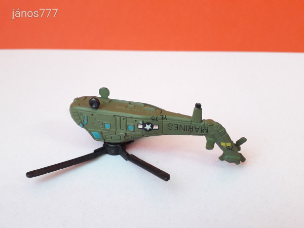 Eredeti Galoob 1997 Micro Machines UH-34D Sea Horse helikopter katonai jármű !! Military