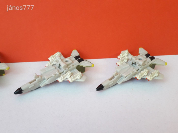 Eredeti Hasbro Micro Machines G.I.Joe Air Squadron 4db vadászgép katonai jármű repülő !! Military