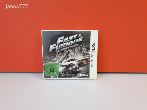 Eredeti Nintendo 3DS Fast & Furious Showdown konzol játék !!