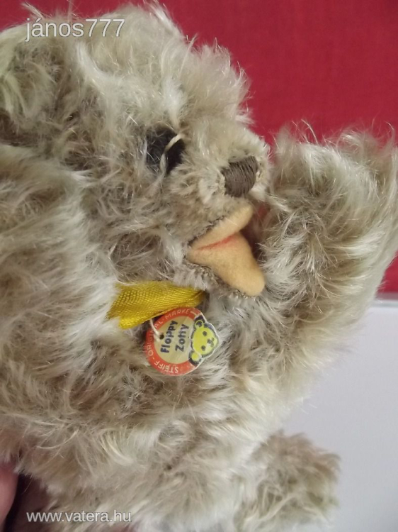 Eredeti STEIFF maci régi antik medve plüss mackó !! 20 cm-es különlegesség !!!