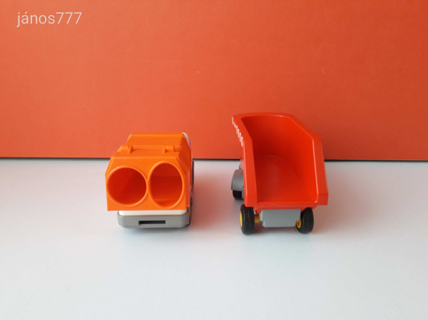 Eredeti Playmobil 1.2.3 munkagépek autók járművek csomag !!