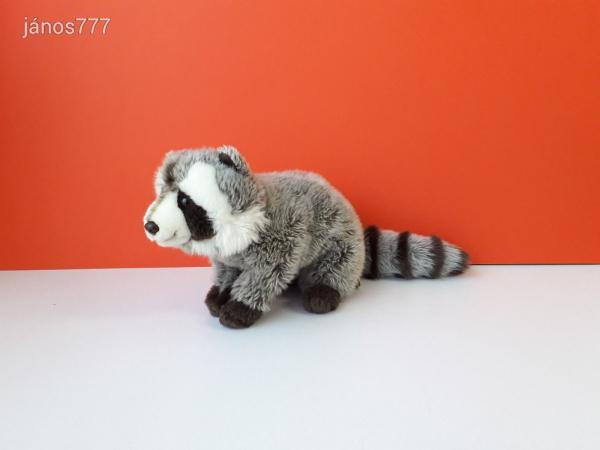Eredeti Teddy Hermann MOSÓMEDVE plüss 41 cm-es kabala figura ! EXTRA ! ÉLETHŰ !