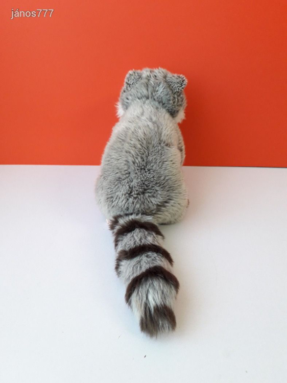 Eredeti Teddy Hermann MOSÓMEDVE plüss 41 cm-es kabala figura ! EXTRA ! ÉLETHŰ !