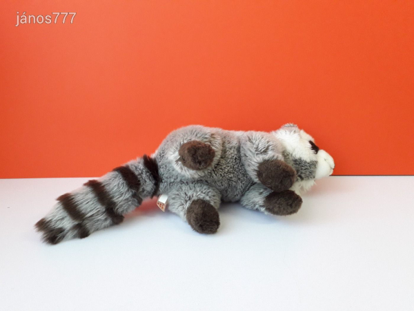 Eredeti Teddy Hermann MOSÓMEDVE plüss 41 cm-es kabala figura ! EXTRA ! ÉLETHŰ !
