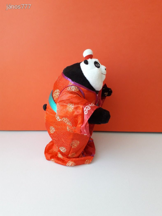 Eredeti Kung Fu Panda: Mei Mei plüss kabala figura 30 cm-es Meimei plüssfigura !! EXTRA