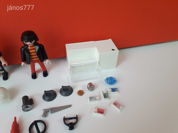 Eredeti Playmobil Rendőr nyomozó betörő csomag !!