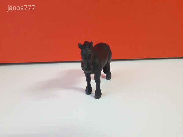Eredeti Schleich ló Fríz mén állatfigura !! 11x9cm ! 1998-as kiadás ! Schleich 13242