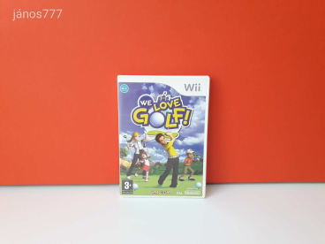 Eredeti Nintendo Wii We Love Golf konzol játék !!