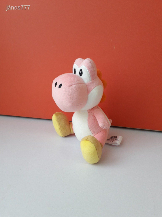 Eredeti Nintendo SUPER MARIO YOSHI plüssfigura 20 cm-es plüss kabala figura !!!