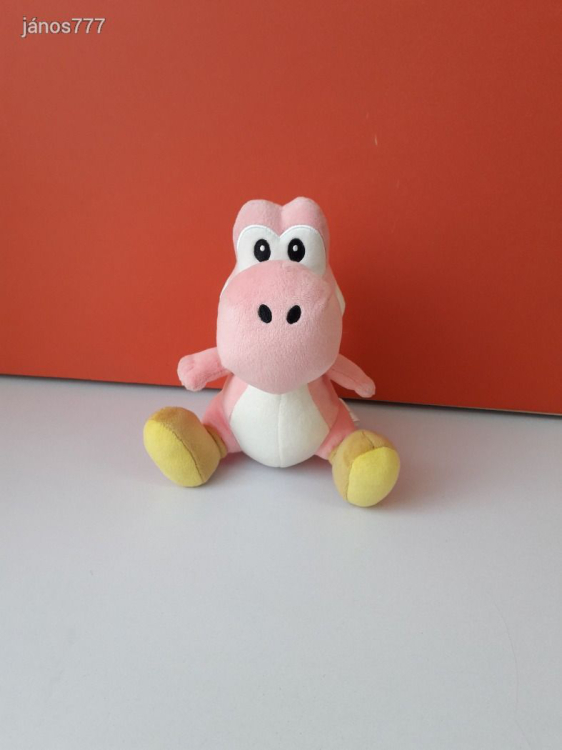 Eredeti Nintendo SUPER MARIO YOSHI plüssfigura 20 cm-es plüss kabala figura !!!