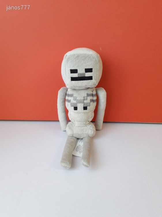 Eredeti Mojang MINECRAFT CSONTVÁZ Skeleton plüss kabala 33 cm-es plüssfigura ! EXTRA !