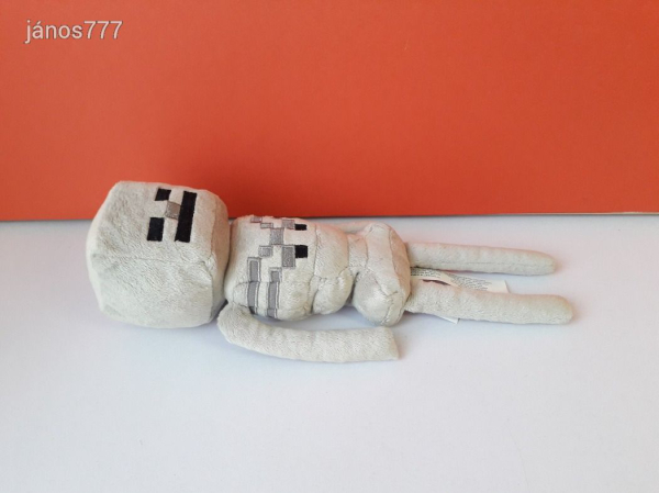 Eredeti Mojang MINECRAFT CSONTVÁZ Skeleton plüss kabala 33 cm-es plüssfigura ! EXTRA !